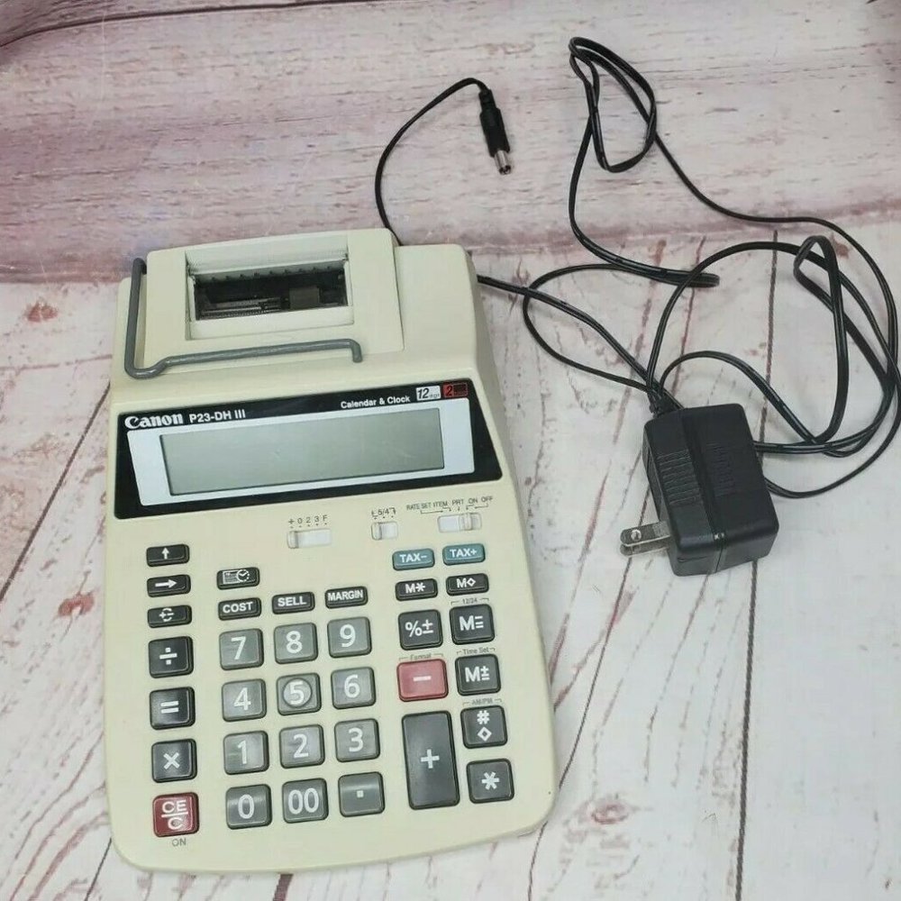 Canon Calendar Calculator Printer